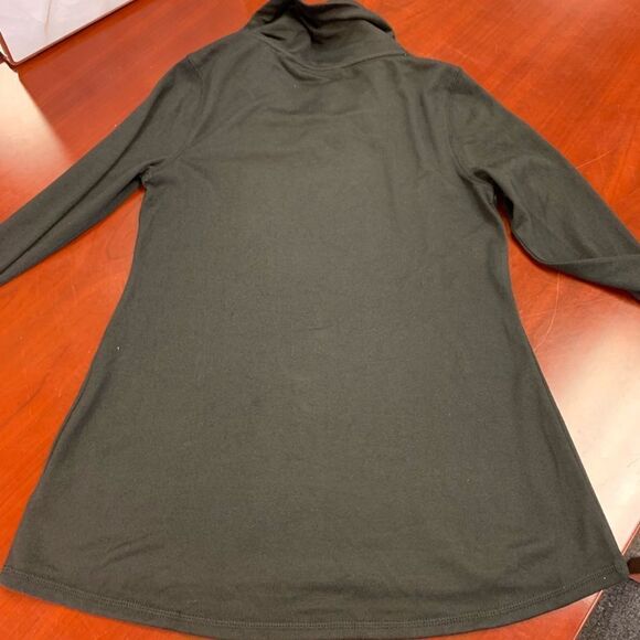 Isaac Mizrahi Live Black Cowl Neck Tunic XS NWOT - Picture 6 of 6